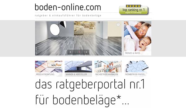 boden-online.com: Ratgeber & Einkaufsführer für Bodenbeläge